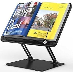 Bs01 Book Stand For Reading, Adjustable Book Holder, Ergonomic Laptop Stand With